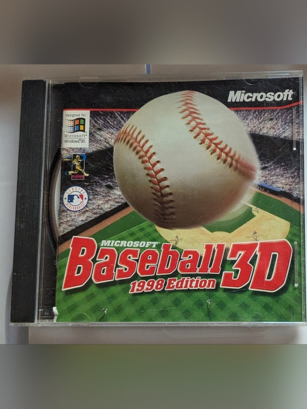 Microsoft Baseball 3D 1998 PC Video Game Retro Gaming